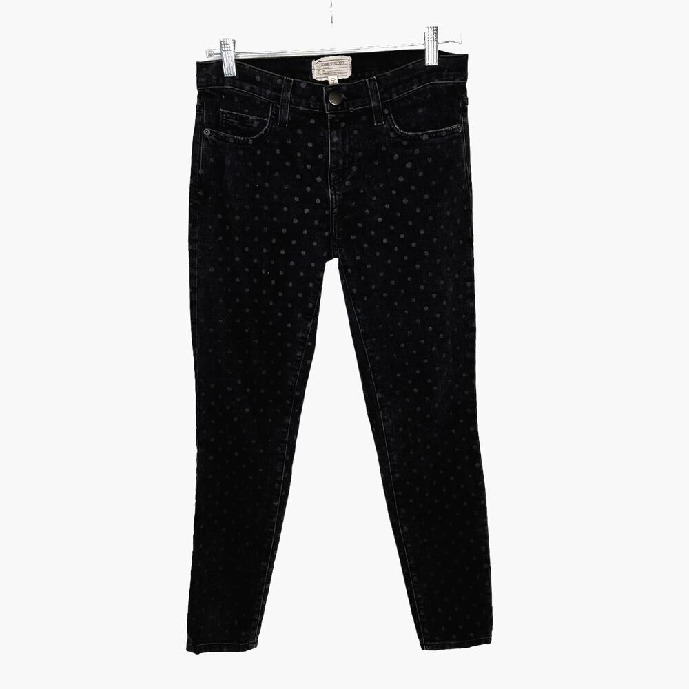 Current Elliott The Stiletto Polka Dot Skinny Ankle Jeans 26